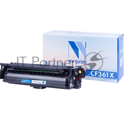 Картридж лазерный NVPrint совместимый НР CF361X Cyan для LJ Color M552/M553 (9500k)