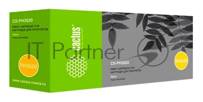 Картридж лазерный Cactus CS-PH3020 (тип 106R02773) черный (1500 стр.) для Xerox Phaser 3020/3020BI