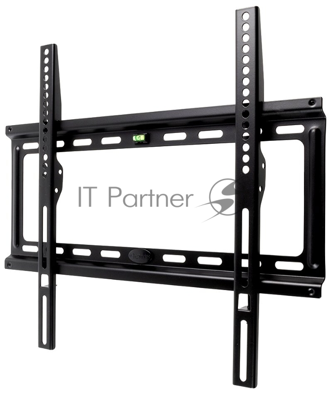 Кронштейн Kromax IDEAL-3 черный, 22"-65", max 50 кг, настенный, VESA 400x400 мм, тонкий профиль