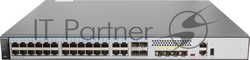 Коммутатор Huawei S5720-36C-EI-AC, 24×1 Гбит/с + 4×1 Гбит/с Combo + 4×10 Гбит/с SFP+, управляемый