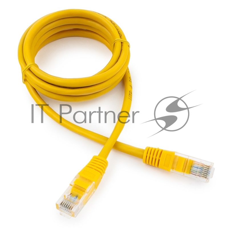 Патч-корд UTP Cablexpert cat.5e, 1.5м, литой, многожильный, желтый