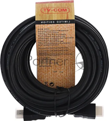 Кабель цифровой TV-COM HDMI19M to HDMI19M, V1.4+3D, 7.5m CG150S-7.5M