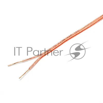 Акустический кабель Cablexpert CC-TC2x0,75-20M, прозрачный, 20 м, бухта