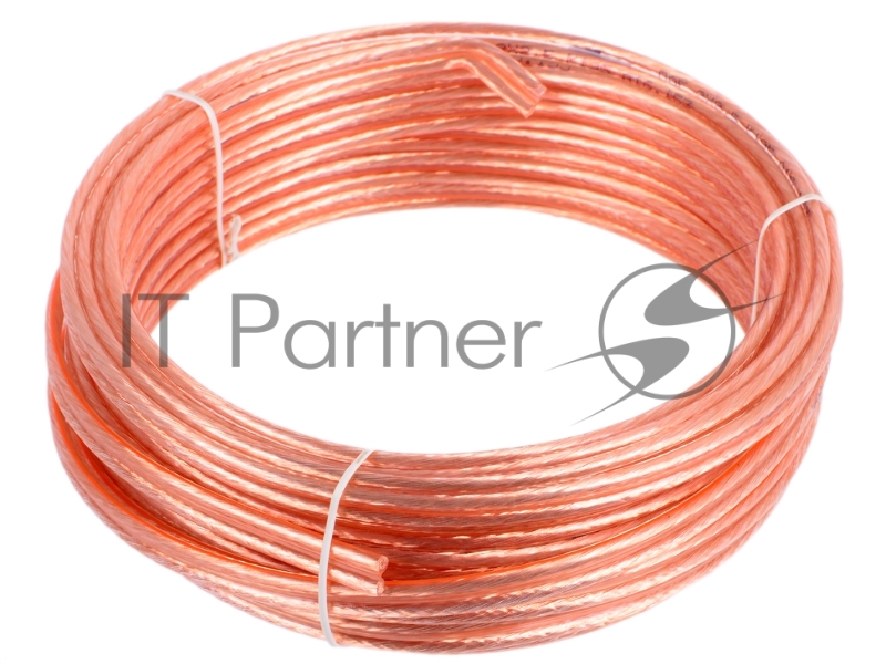 Акустический кабель Cablexpert CC-TC2x2,5-10M, прозрачный,  10 м, бухта