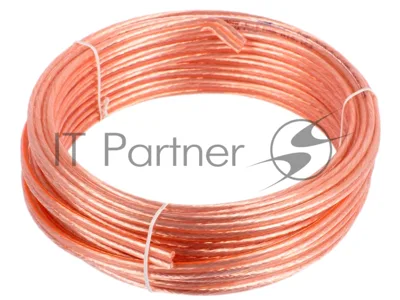 Акустический кабель Cablexpert CC-TC2x2,5-10M, прозрачный,  10 м, бухта