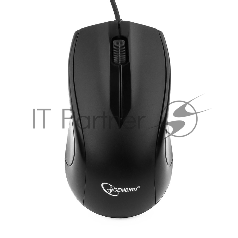 Мышь проводная Gembird MUSOPTI9-905U черный, 1000 dpi, USB, кнопки - 3