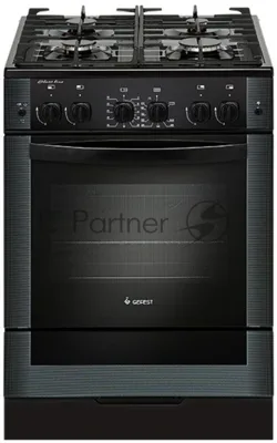 Плита газовая Gefest ПГ 6500-02 0115 черный, конфорок 4 шт, духовка 52 л, 60 см x 85 см x 60 см