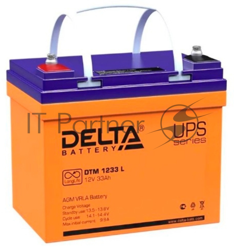Батарея для ИБП Delta DTM 1233 L (12V, 33Ah)