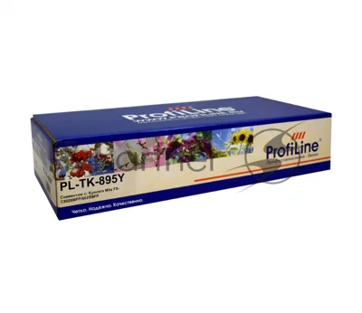 Картридж ProfiLine PL-TK-895Y для Kyocera Mita FS-C8020MFP/8025MFP/8525MFP Yellow 6000 копий