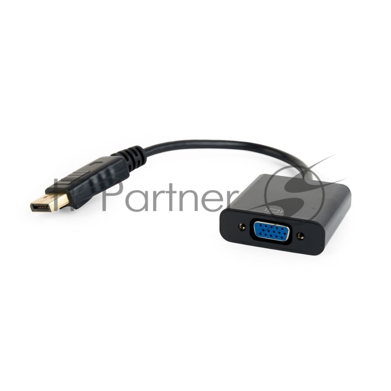 Переходник DisplayPort - VGA Cablexpert A-DPM-VGAF-02, 20M/15F, кабель 15 см, пакет