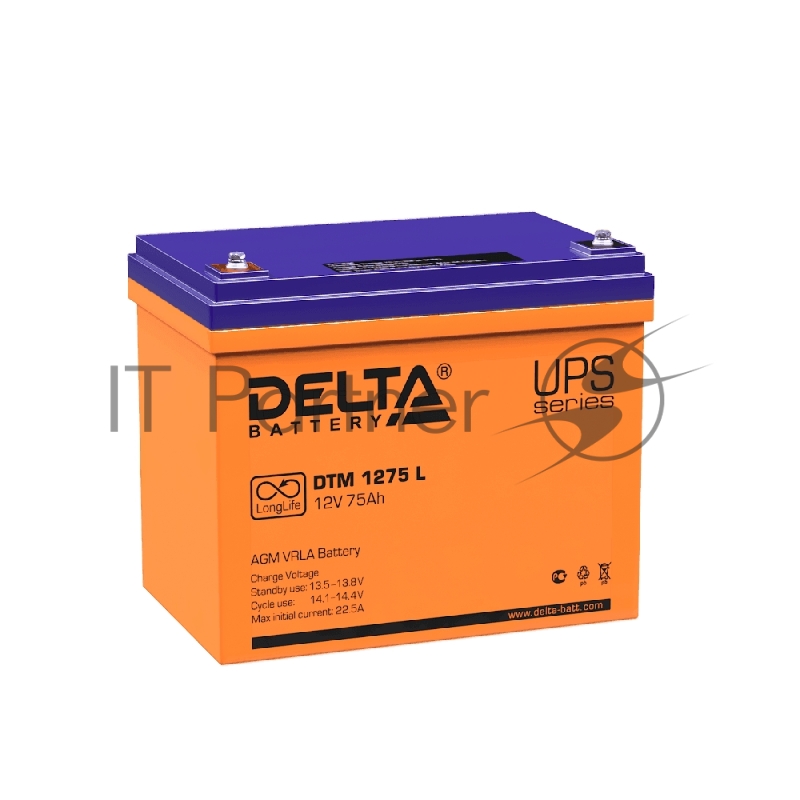Батарея для ИБП Delta DTM 1275 L (12V, 75Ah)