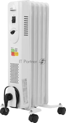 Обогреватель масляный Ballu Comfort BOH/CM-05WDN 1000 (5 секций) белый, 1000 Вт, 15 м2, термостат