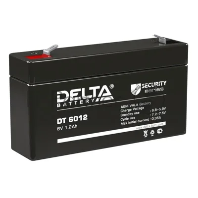 Батарея для ИБП Delta DT 6012 (6V, 1.2Ah)