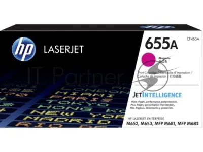Картридж лазерный HP 655A пурпурный для HP CLJ M652/M653/MFP M681/M682 (CF453A) 10500 стр