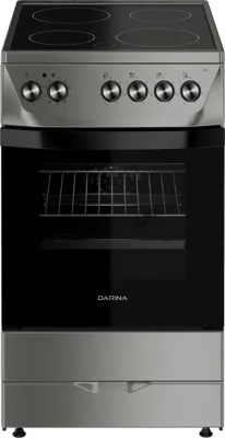 Плита электрическая Darina 1D5 EC 241 614 X нержавеющая сталь/черный, конфорок 4 шт, духовка 50 л, 50 см x 85 см x 60 см