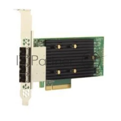 Адаптер HBA SAS 9400-16e SGL (05-50013-00), PCIe 3.1 x8 LP, Tri-Mode SAS/SATA/NVMe 12G HBA, 16port(2*ext SFF8644), 3416 IOC