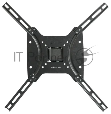 Кронштейн Kromax OPTIMA-402, 15"-55", max 25 кг, настенный, VESA 400x400 мм черный