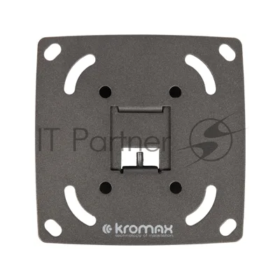 Кронштейн для LED/LCD телевизоров Kromax OPTIMA-100 черный. 10"-28", max 25 кг, настенный, 0 ст свободы, 23.5 мм, max VESA 100x100 мм