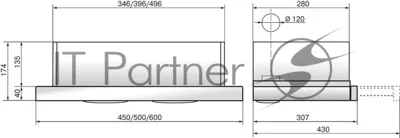 Вытяжка встраиваемая Elikor Интегра Glass 60Н-400-В2Д нержавеющая сталь/стекло черное, 60 см, 400 куб. м/ч, 55 дБ