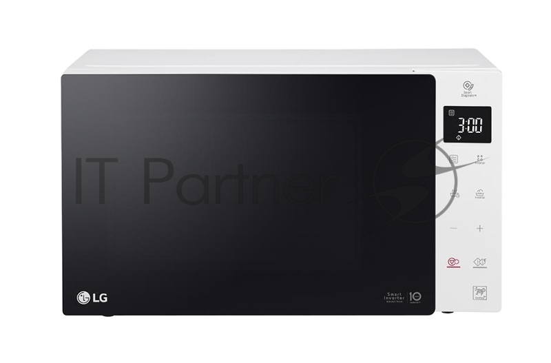 Микроволновая печь LG MW25R35GISW белый/черный, 25 л, 1000 Вт, переключатели - сенсор