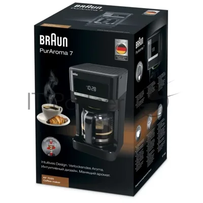 Кофеварка Braun KF7020 BK PurAroma 7