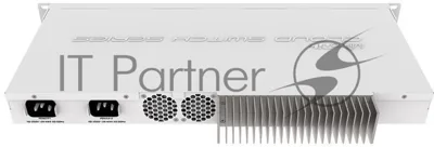Коммутатор MikroTik CRS317-1G-16S+RM, 1×1 Гбит/с + 16×10 Гбит/с SFP+, управляемый