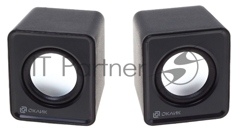 Акустическая система Oklick OK-331 2.0 черный 6Вт