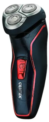 Электробритва Centek CT-2171 (черный) ротор 3D, влажное бритье, 3 плав.головки, 2-ные лезвия, до 50 мин раб