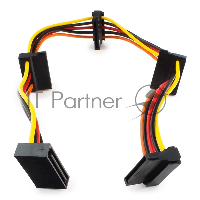 Кабель Cablexpert Кабеля питания SATA, 4x15pin(M)/15pin(F), 40 см (CC-SATAMF-03)