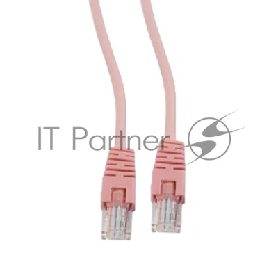 Патч-корд UTP Cablexpert PP12-3M/RO cat.5e, 3м, литой, многожильный розовый