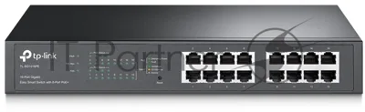 Коммутатор TP-Link SMB TL-SG1016PE Easy Smart гигабитный 16-портовый коммутатор с 8 портами PoE+