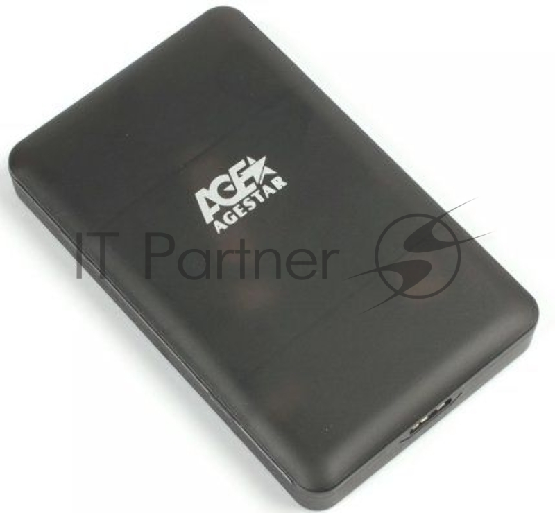 Внешний корпус для HDD/SSD AgeStar 3UBCP3 SATA пластик черный 2.5"