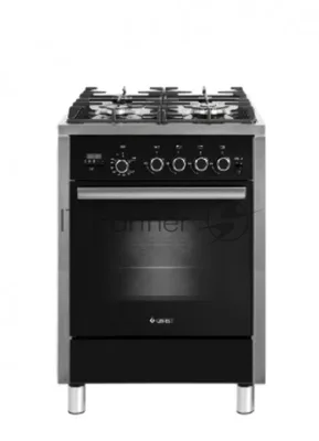 Плита газовая Gefest ПГ 6700-04 черный, конфорок 4 шт, духовка 52 л, 60 см x 85 см x 60 см
