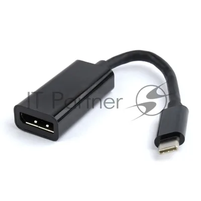 Переходник Cablexpert USB Type-C/DisplayPort, 15 см, пакет (A-CM-DPF-01)