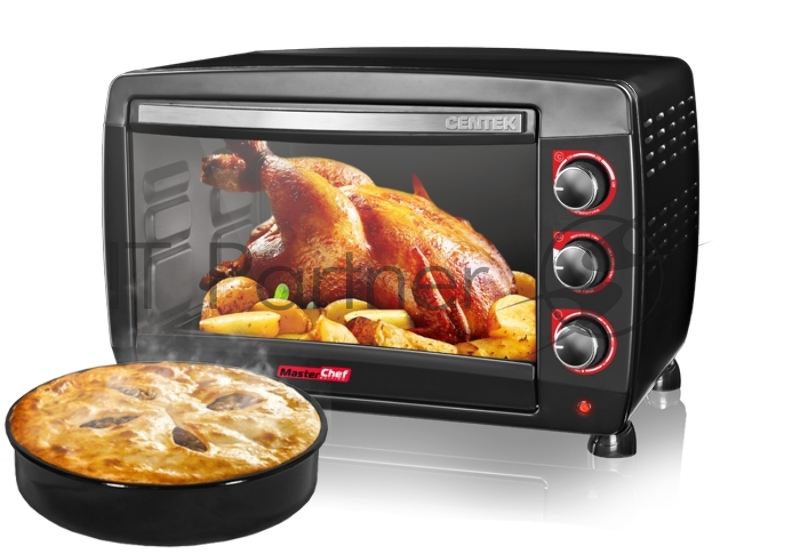 Мини-печь Centek CT-1532-46 (черн) 46л 2000 Вт,, таймер 90 мин, 4 режима, max 320°