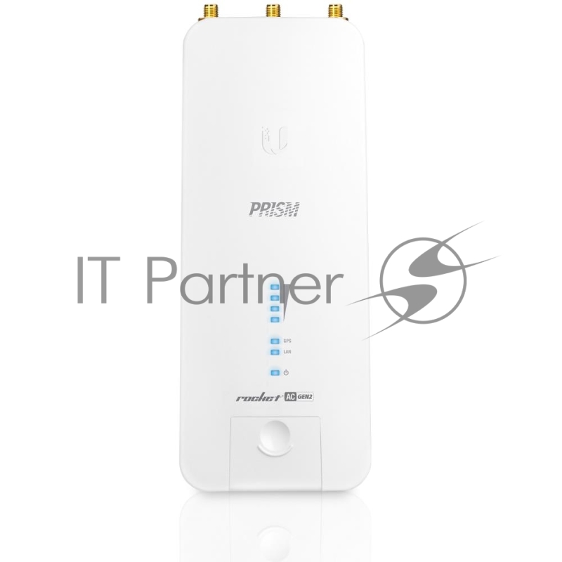 Точка доступа Ubiquiti RP-5AC-Gen2 Rocket 5AC PRISM Gen 2 Радиоустройство 5 ГГц, PtMP/PtP, airMAX ac, 2x RP-SMA, фильтры airPrism, GPS Sync