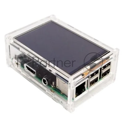 Корпус ACD Acrylic Case w/3.5 inch LCD hole for Raspberry Pi 3