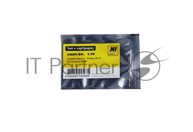 Чип Hi-Black к картриджу Xerox Phaser 6510/WC 6515 (06R03488), Bk, 5,5K