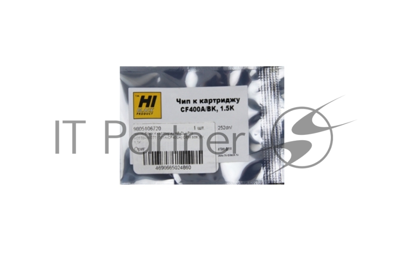 Чип Hi-Black к картриджу HP CLJ Pro M252dw/M277/Canon CRG-045 (CF400A) OEM size, Bk, 1,5K