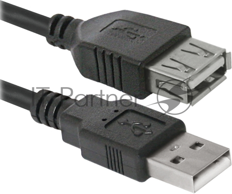 Кабель USB Defender USB02-17 USB2.0 AM-AF, 5.0м
