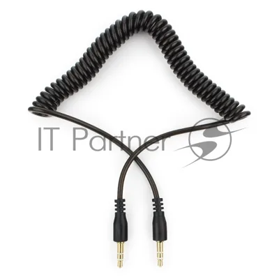 Кабель аудио Cablexpert CCA-405-6, Jack3.5 - Jack3.5, 2м, спиральный