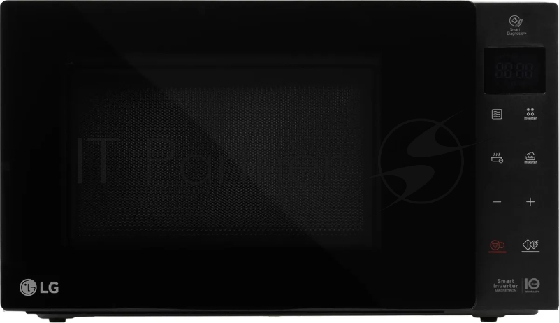 Микроволновая печь LG MW23R35GIB инвертор, черный, 23 л, 1000 Вт, переключатели - сенсор