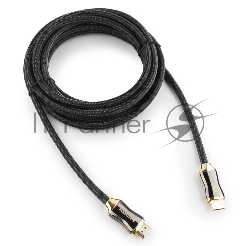 Кабель Cablexpert HDMI, серия Platinum, 4,5 м, v2.0, M/M, позол.разъемы, металлический корпус, нейлоновая оплетка, блистер
