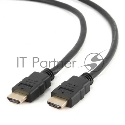 Кабель Cablexpert HDMI CC-HDMI4-15, 19M/19M, v2.0, медь, позол.разъемы, экран, 4.5м, черный, пакет