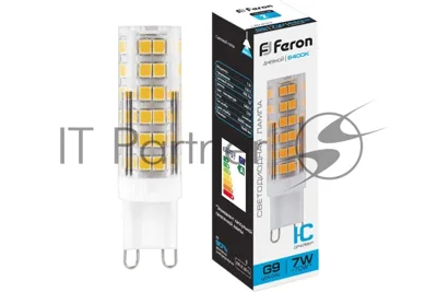 Лампа светодиодная Feron LB-433 7W 230V G9 6400K