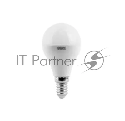 Лампа cветодиодная Gauss LED Elementary Globe 6W E14 2700Kарт.LD53116