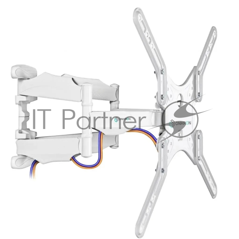 Кронштейн для телевизора ONKRON M5 37"-70" наклонно-поворотный, белый
