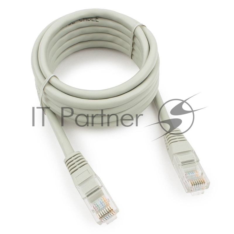 Патч-корд медный UTP CablexpertPP10-2M кат.5e, 2м, литой, многожильный, серый