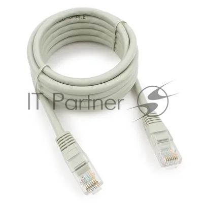 Патч-корд медный UTP CablexpertPP10-2M кат.5e, 2м, литой, многожильный, серый