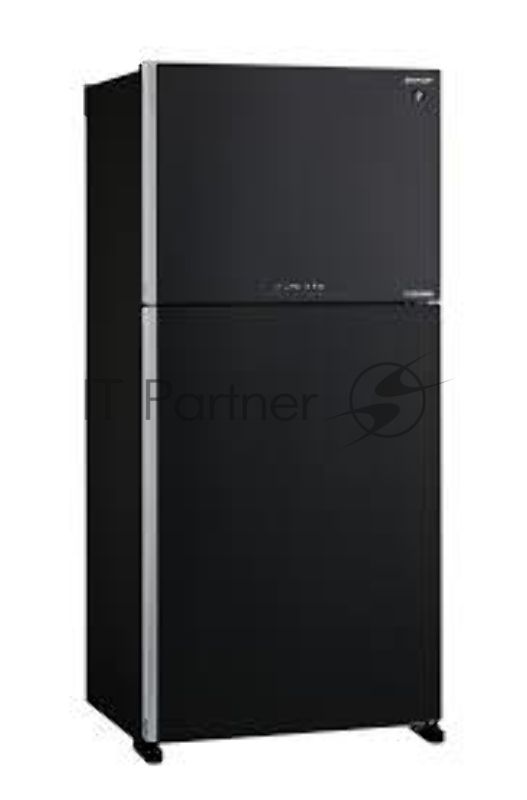 Холодильник Sharp SJ-XG60PMBK черный двухкамерный 422/178 л морозилка сверху, No Frost